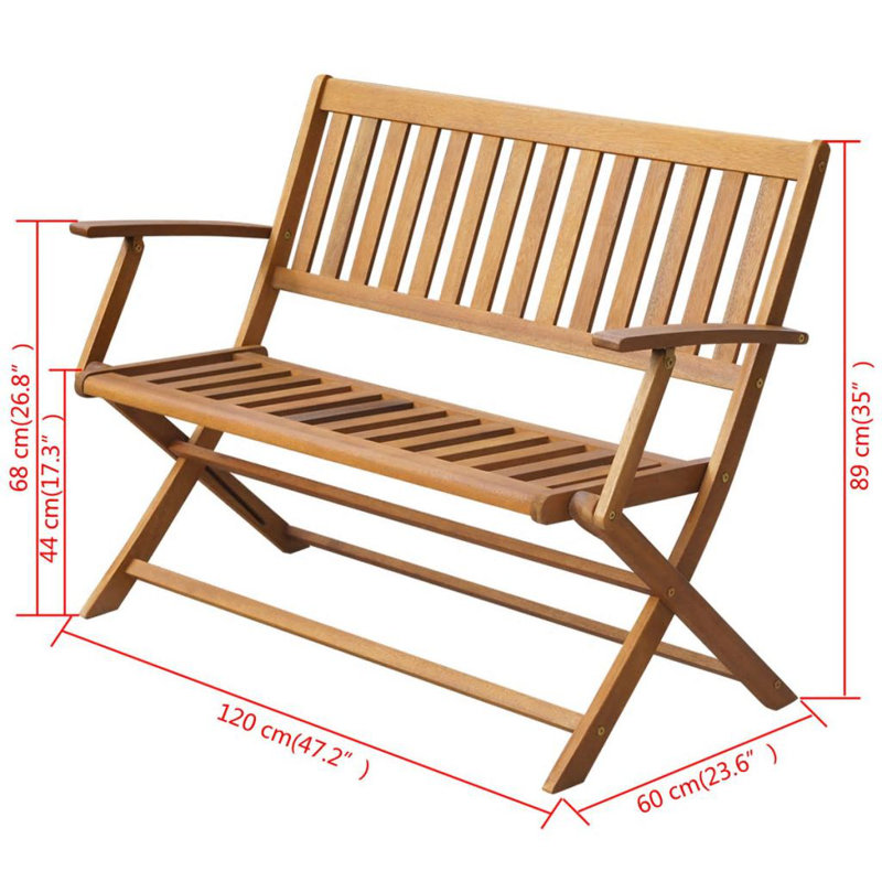 Sol 72 Outdoor Garden Bench Made Of Solid Wood Wayfair Co Uk