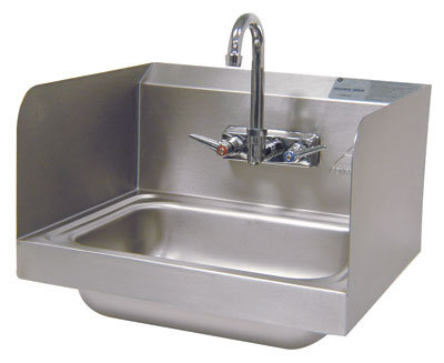 7-PS-66 17.25" x 15.25" Wall Mounted Handwash Station with Faucet