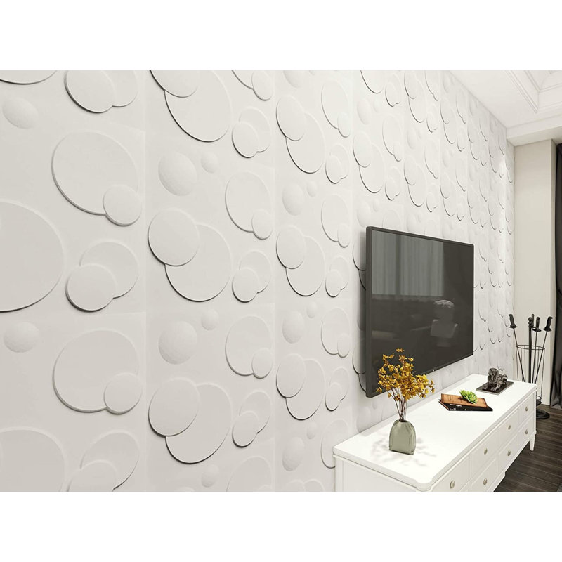 Porpora 20 X 20 Vinyl Wall Paneling In Bright White Wayfair