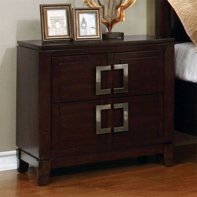 Lamontagne 2 Drawer Nightstand Latitude Run