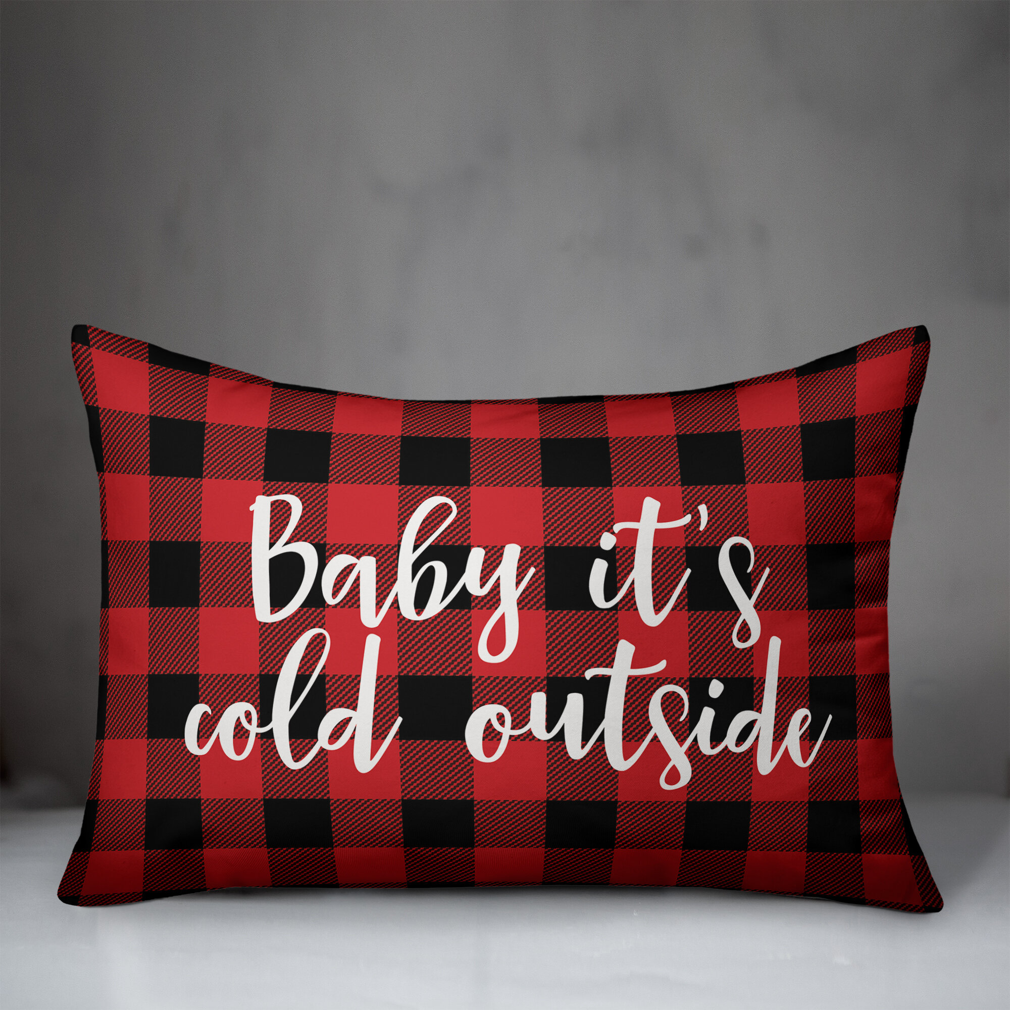 baby it's cold outside cushion