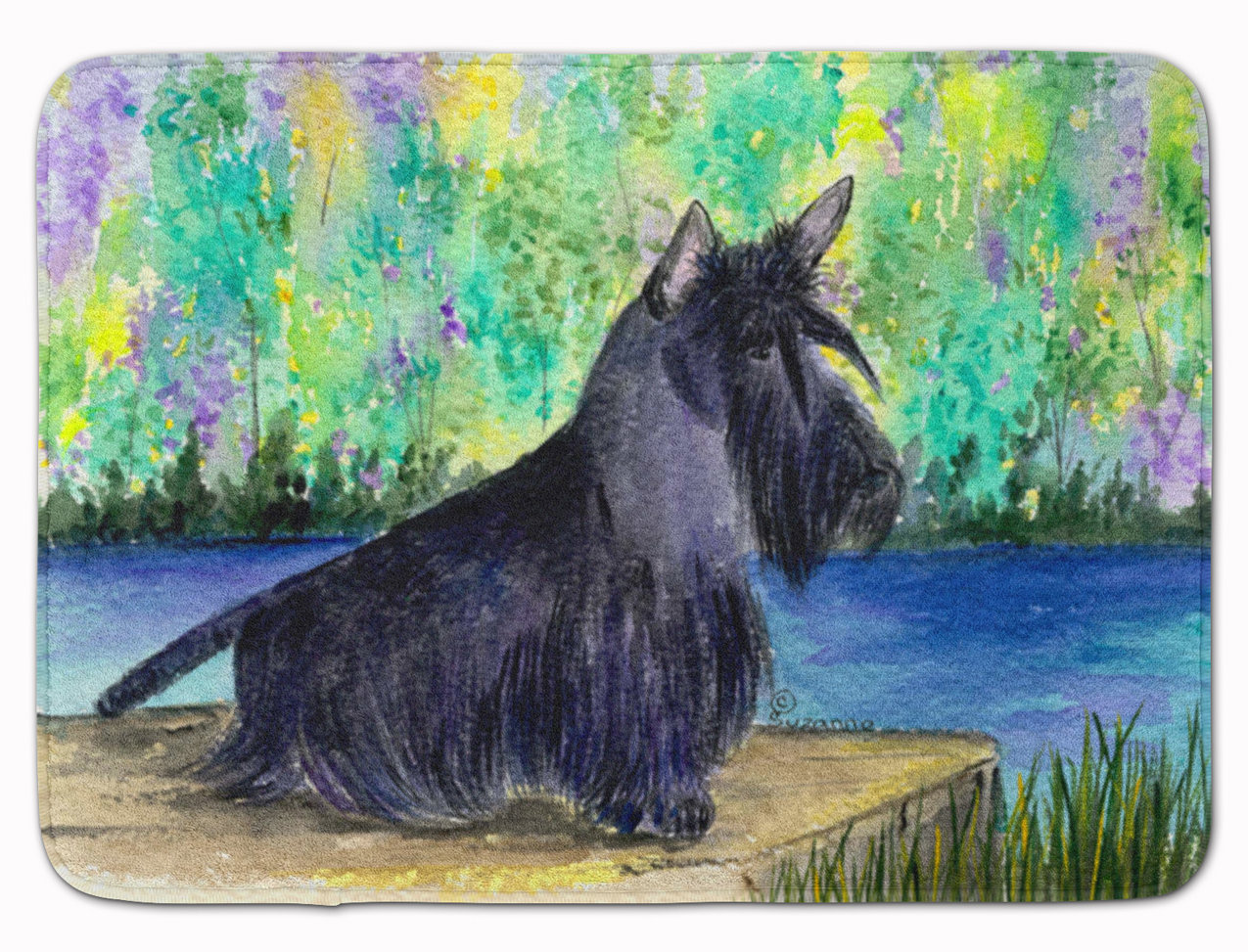 East Urban Home Scottish Terrier Memory Foam Bath Rug Wayfair