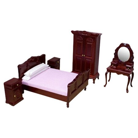 melissa & doug dollhouse bedroom furniture & reviews | wayfair