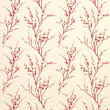 Laura Ashley wallpaper 1 roll Pussy willow Cranberry