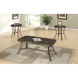 Emerson 3 Piece Coffee Table Set By A&J Homes Studio