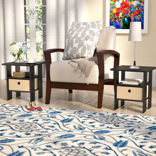 Coughlin 17.5'' Tall End Table Set with Storage (Set of 2) by Winston Porter