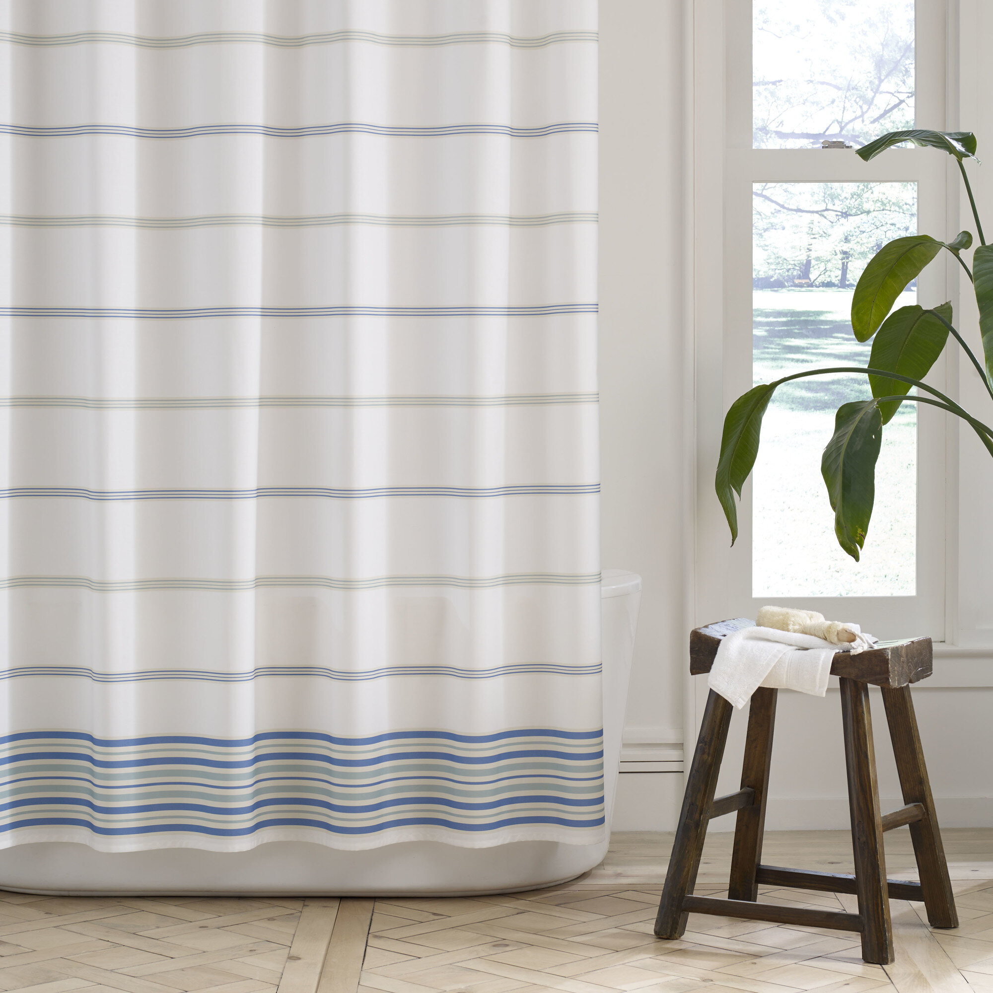 Details about   Croydex Plum Pinstripe Textile Shower Curtain with Hygiene 'N' Clean 