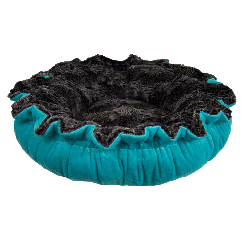 Tucker Murphy Pet Ultra Plush Aquamarine Arctic Seal Luxury Deluxe Dog Pet Lily Pod Bed Pillow Classic Wayfair