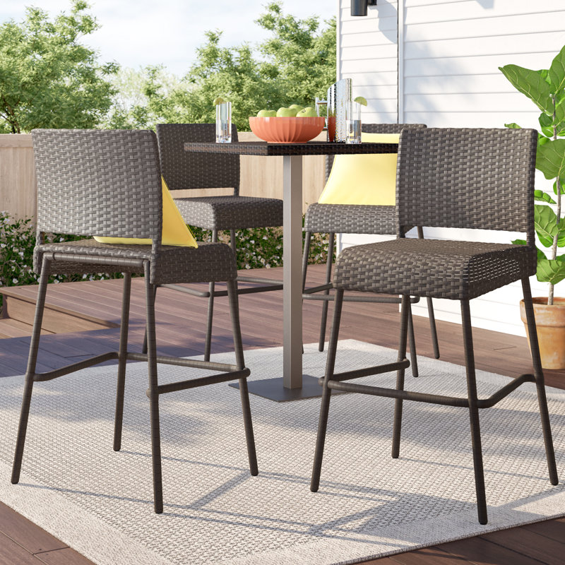 Zipcode Design Etowah 29 Patio Bar Stool Reviews Wayfair