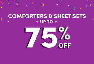 UP TO 75% OFF Comforter & Sheet Doorbusters Sale at Wayfair