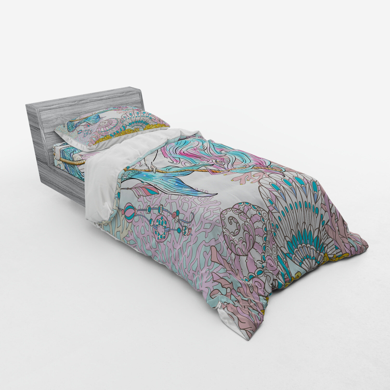 East Urban Home Mermaid Duvet Cover Set Wayfair