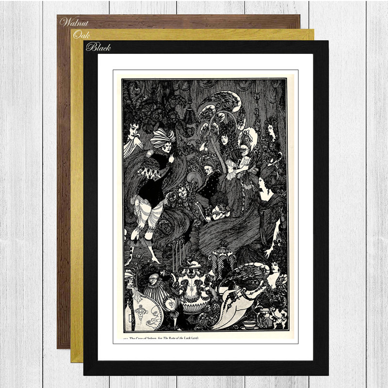 Big Box Art The Cave Of Spleen By Aubrey Beardsley Framed Painting Print It recycles old red blood cells and stores. wayfair