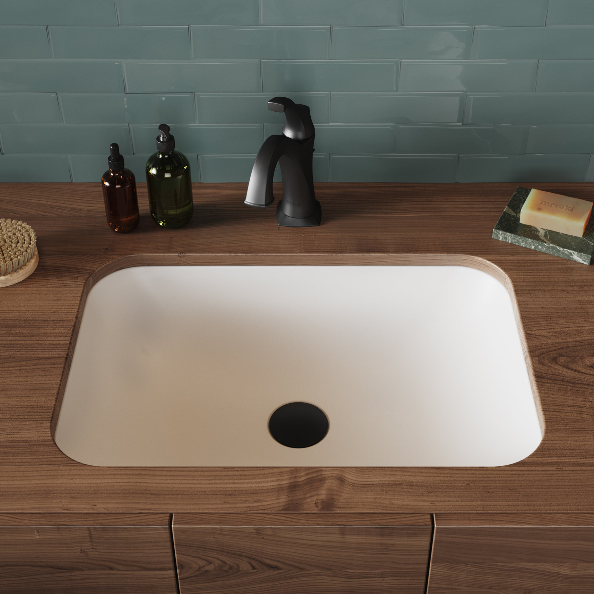 Kraus Natura Rectangular Undermount Bathroom Sink Reviews Wayfair