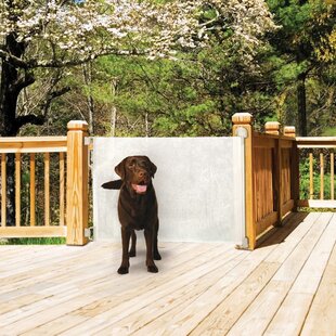 retractable wooden gate