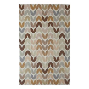 Tulip Hand-Woven Brown Area Rug