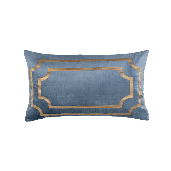 Lili Alessandra Soho Embroidered Velvet Throw Pillow | Wayfair