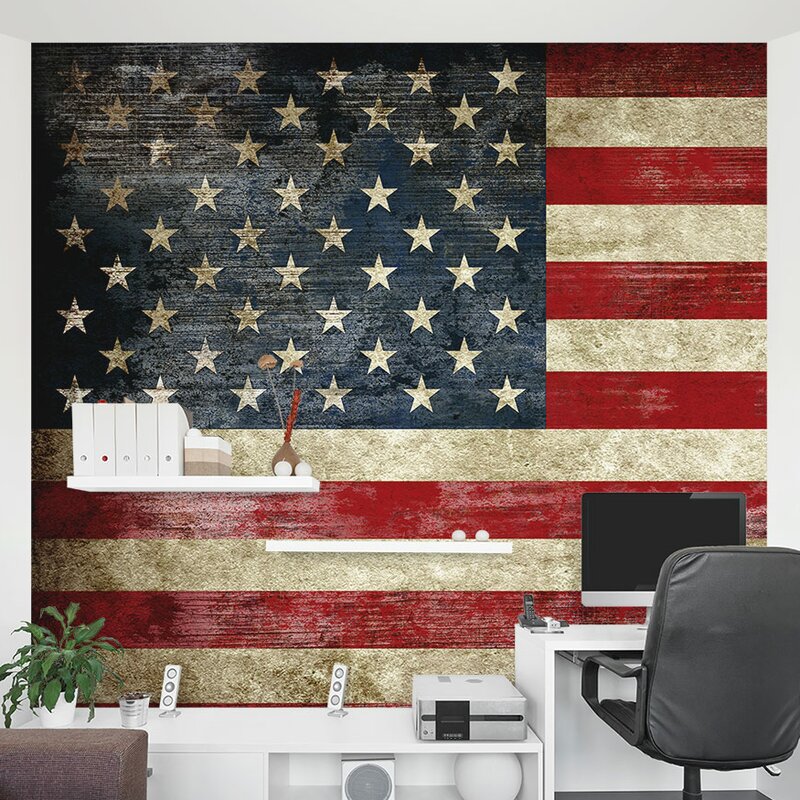 american flag room decor