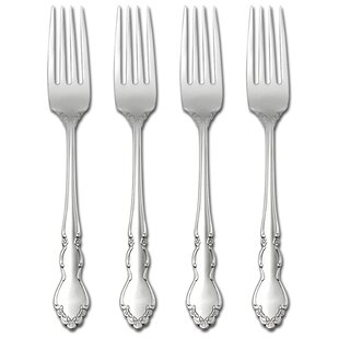 OLD ENGLISH OR PLAIN DINNER FORK BY TWO WORLDS STAINLESS 