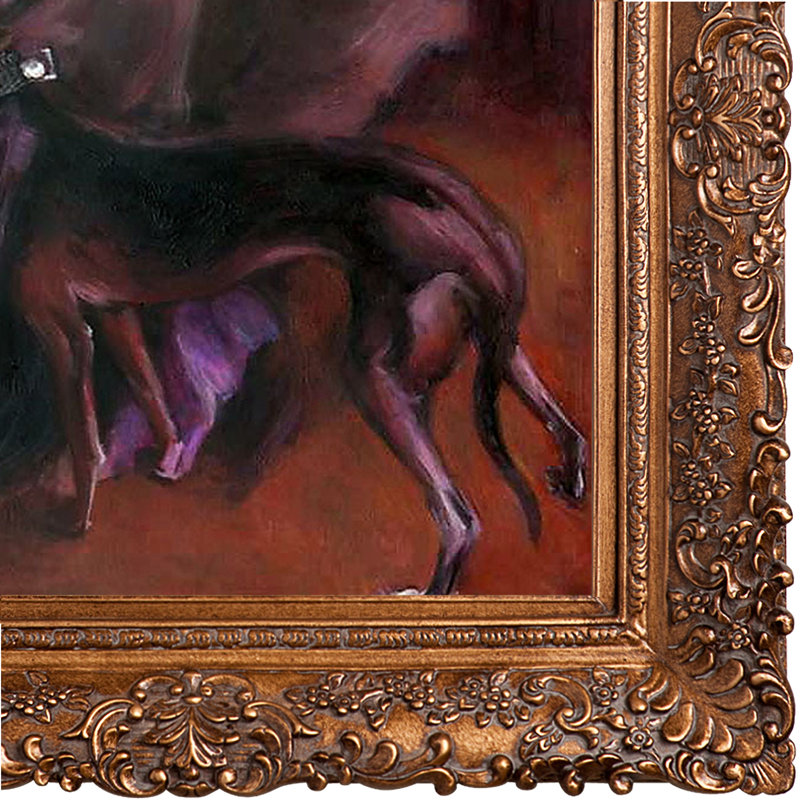Tori Home Portrait Of The Marchesa Luisa Casati With A Greyhound