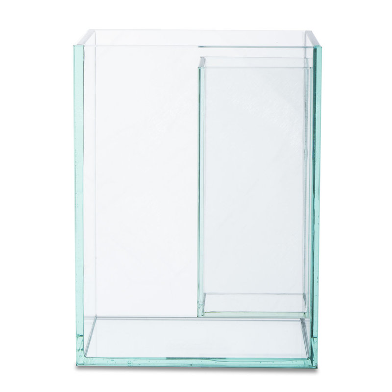 Orren Ellis Smithland Clear 12 Indoor Outdoor Glass Table Vase Wayfair