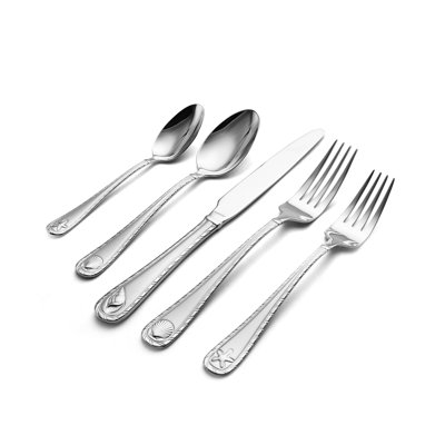 Towle Living Antiqua 20-Piece Stainless Steel Flatware Set, Service for 4