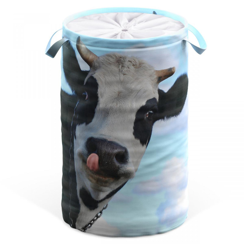 Sanilo Cow Laundry Basket | Wayfair.co.uk