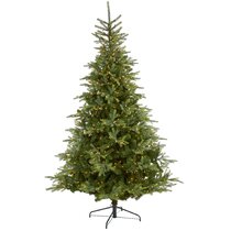 Wayfair | 8 Foot Pre-Lit Christmas Trees You'll Love In 2022