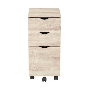 Lois 3 Drawer Mobile File Cabinet