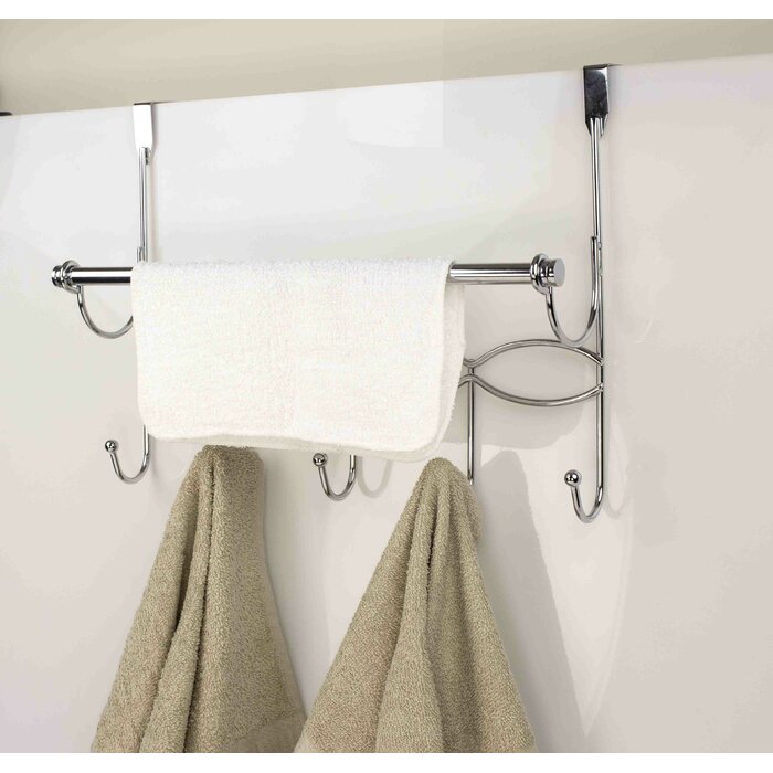 Hook Over The Door Towel Bar