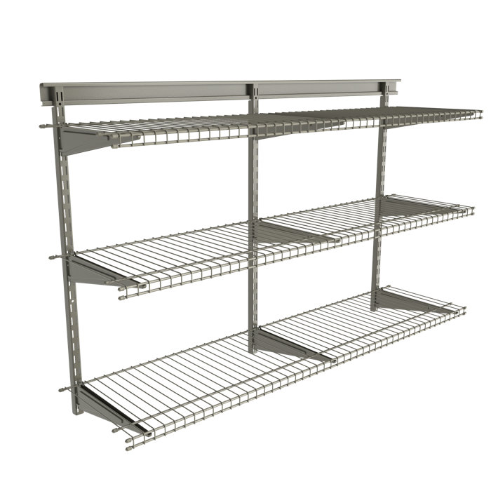 Closetmaid Shelftrack 30 H X 48 W Add On Unit Reviews Wayfair Ca