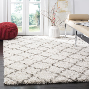 Thick Pile Area Rugs You Ll Love Wayfair Samira Ivory Gray Area Rug