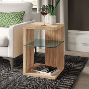 Dark Oak Side Table Wayfair Co Uk