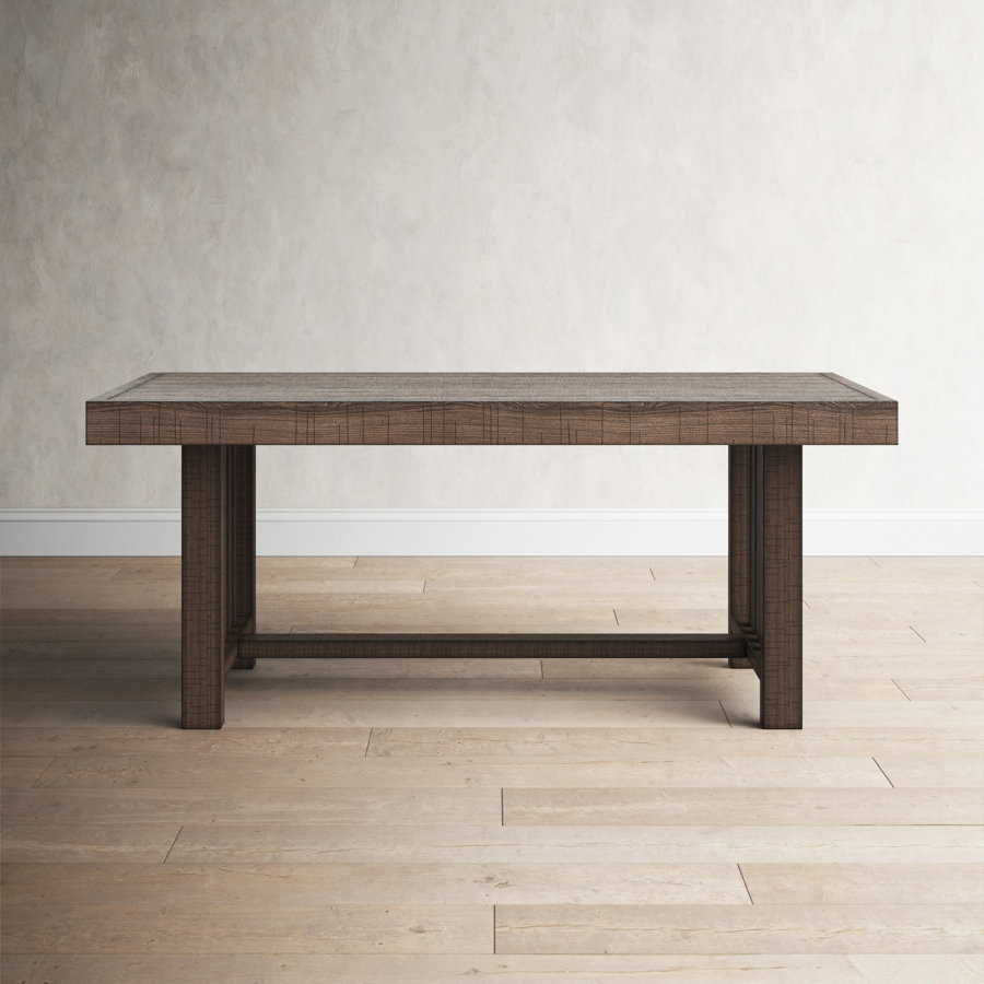 Macneil 40" Solid Wood Trestle Dining Table