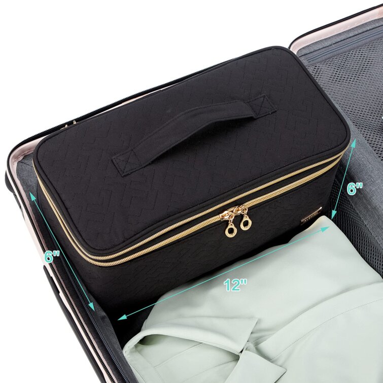 Travel Nylon Mesh Zipper Makeup Wash Bag Tools Portable Storage Pouch Organizer 