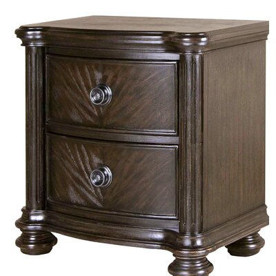 Dearman 2 Drawer Nightstand Darby Home Co