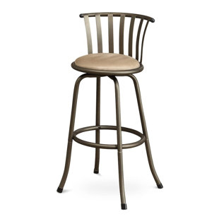 Go to store & view more images Winston Porter Pavone Adjustable Height Swivel Bar Stool (Set of 2)