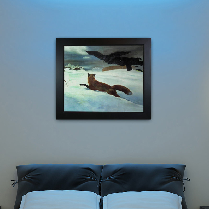 Tori Home The Fox Hunt By Winslow Homer Picture Frame Oil