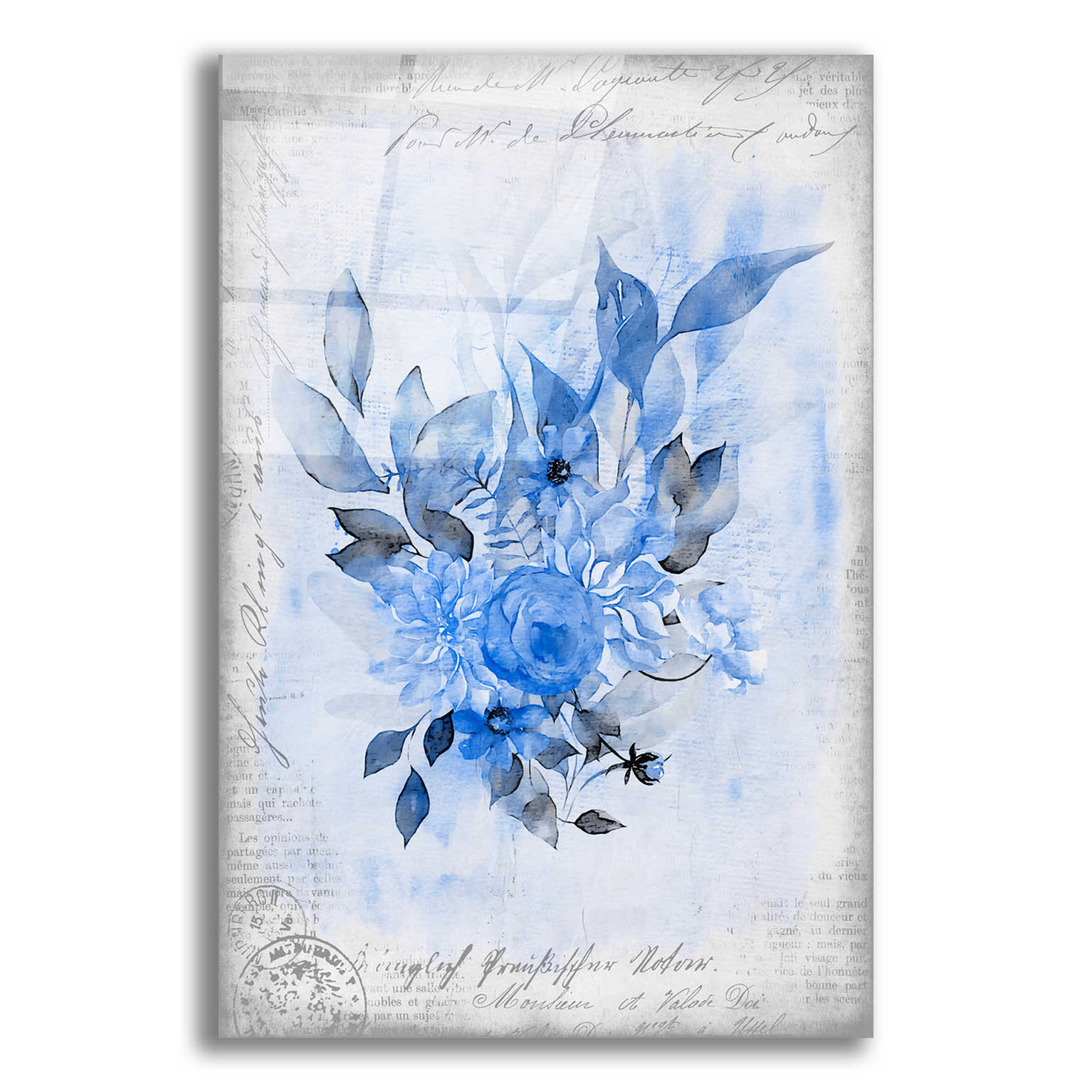 August Grove® Blue Flower Dream by Andrea Haase - Unframed | Wayfair