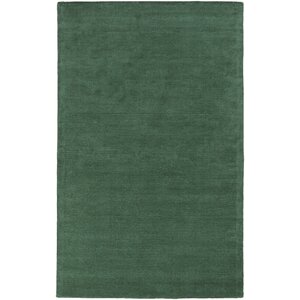 Mcnulty Teal Solid Area Rug