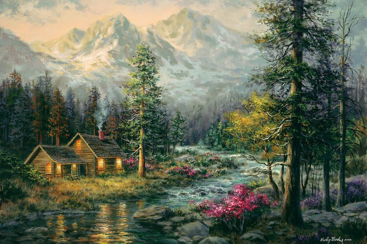 East Urban Home 'camper's Cabin' Painting Print On Canvas & Reviews 