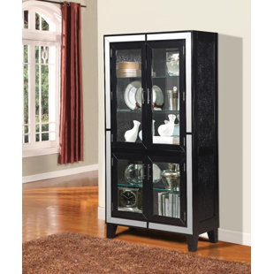 Go to store & view more images Red Barrel Studio Komarek Wooden Curio Cabinet