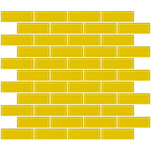 Light Yellow Subway Tile Wayfair 1 X 3 Gl Subway Tile In Bright Yellow