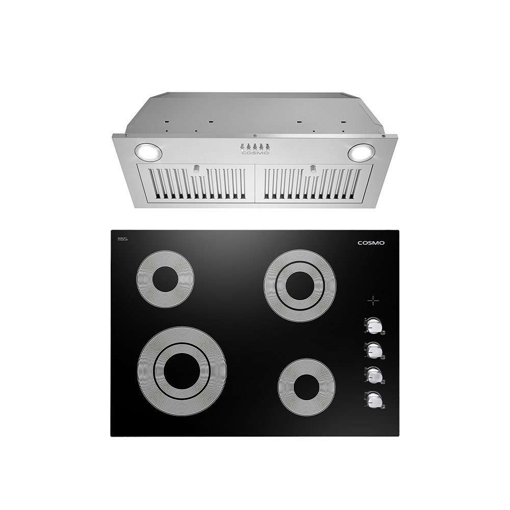Cosmo 2 Piece Kitchen Package with 30" Electric Cooktop & 30" Insert