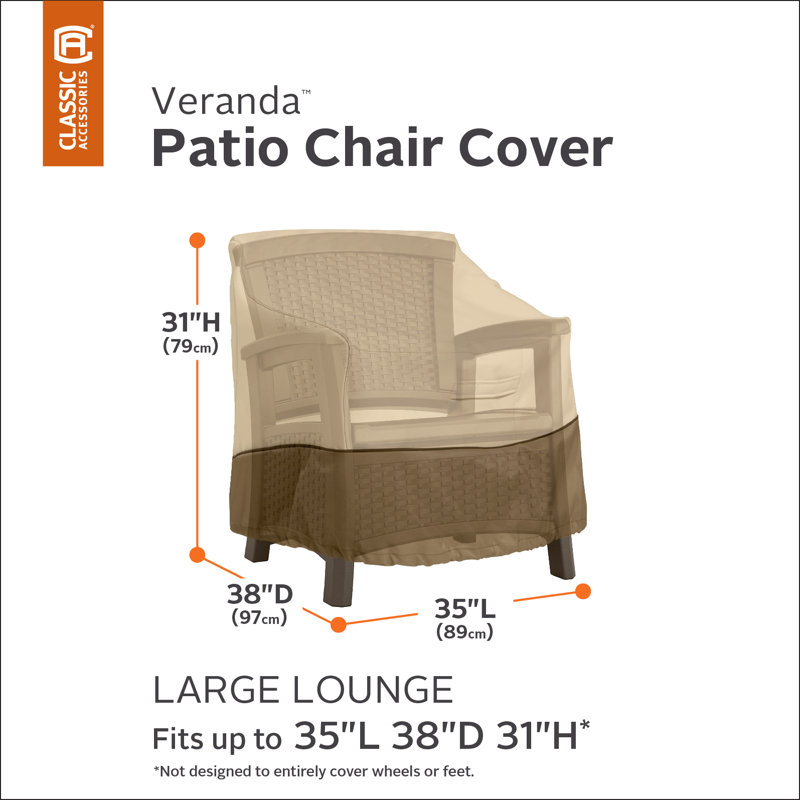 Donahue Water Resistant Patio Chair Cover Reviews Allmodern