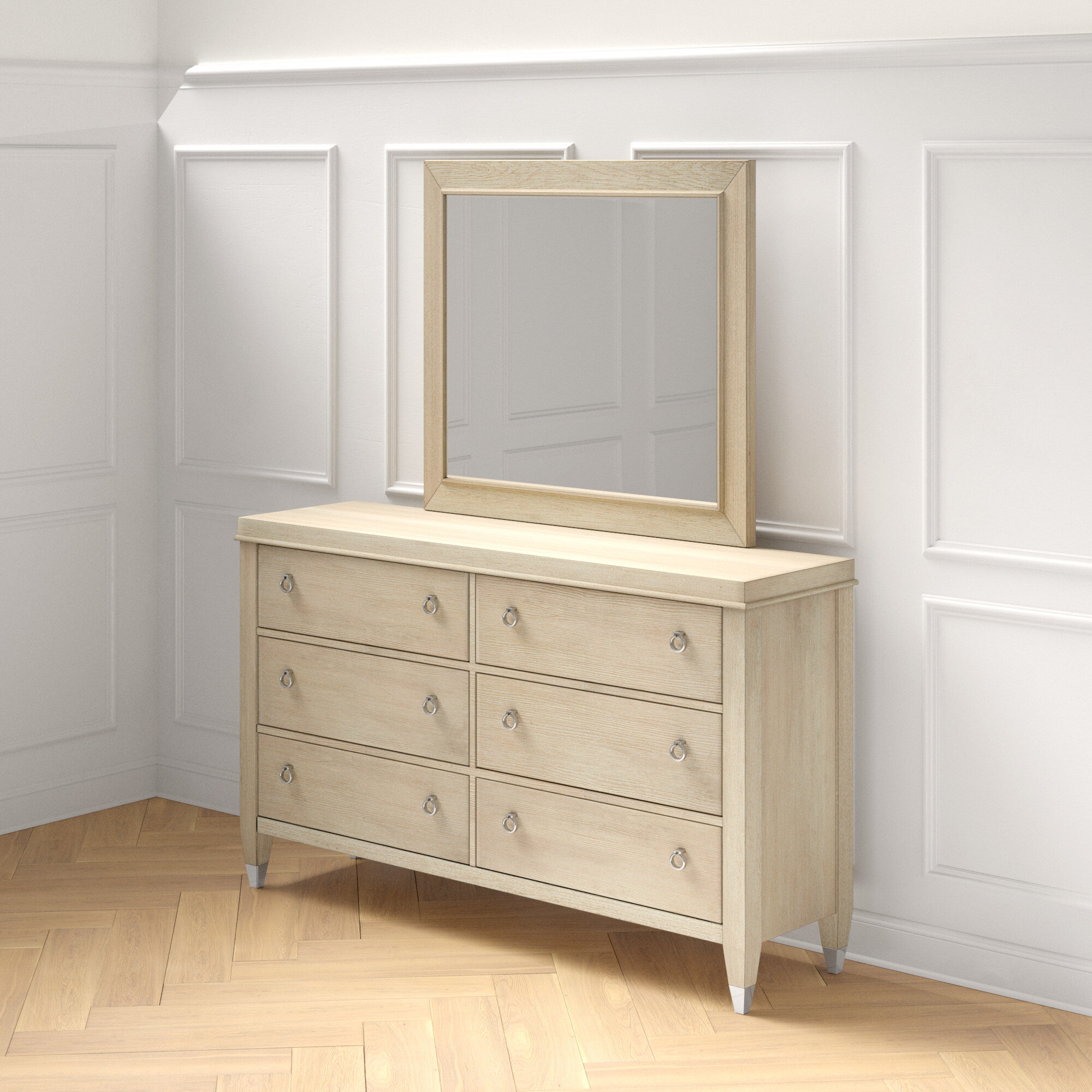 Sausalito 6 Drawer Standard Dresser With Mirror Reviews Joss