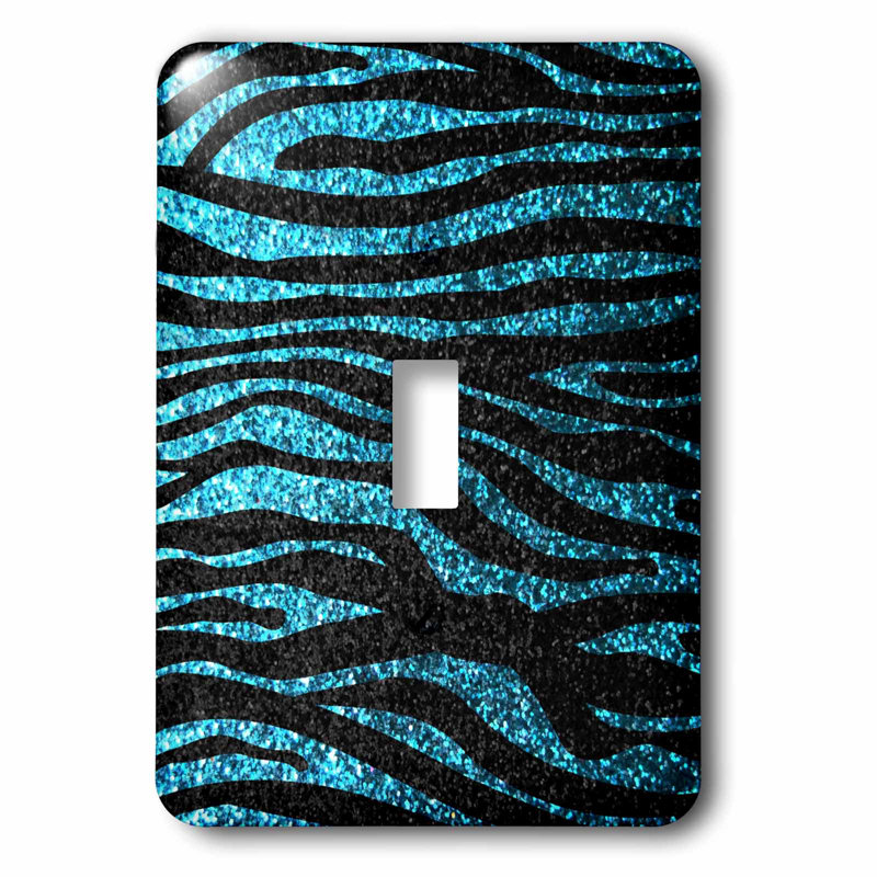 3drose Zebra Print 1 Gang Toggle Light Switch Wall Plate Wayfair