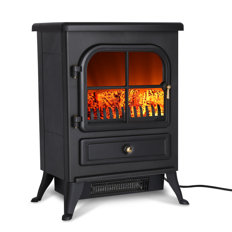 Winston Porter Kaelyn Freestanding Portable Stove Heater Electric
