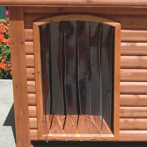 Outback Dog House Door in Clear