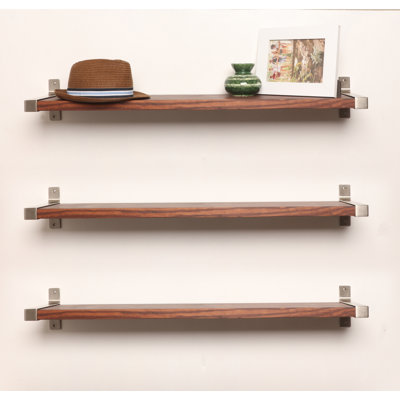 Alessio Wood Wall Shelf Gracie Oaks Size 125 H X 38 W 775 Alessio Wood Wall Shelf Gracie Oaks Size 125 H X 38 W 775