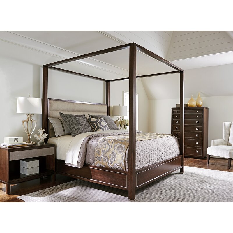 Lexington MacArthur Park Low Profile Canopy Bed | Wayfair